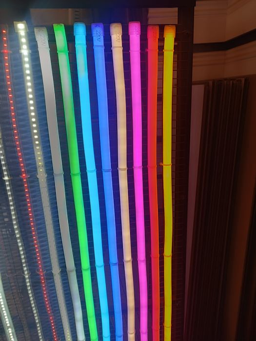 светодиодная лента Неон, Классика, Самоклеящаяся, трубка, варианты на