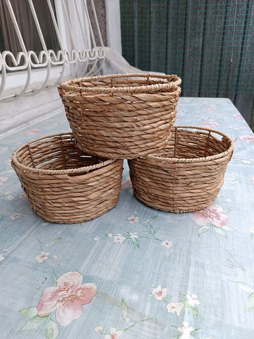 Плетеные корзинки
