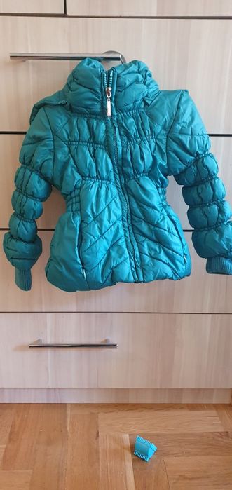 Зимно яке с качулка за момиче