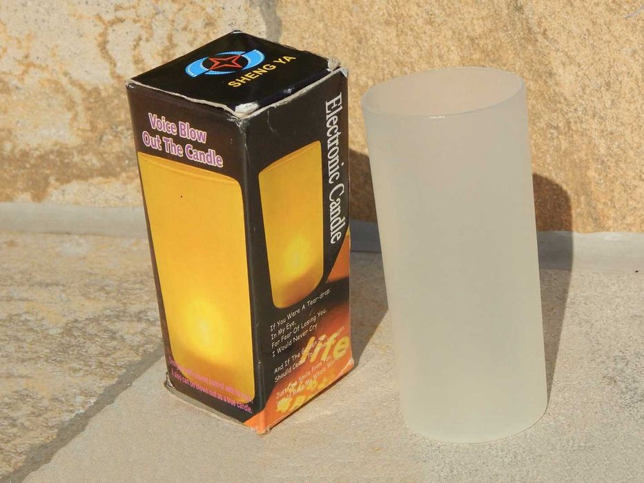 Pahar plastic suport pentru lumanare cu cutie Sheng Ya