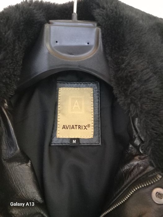 Vând geacă Aviatrix din piele naturală, model aviator, mărimea M, în s