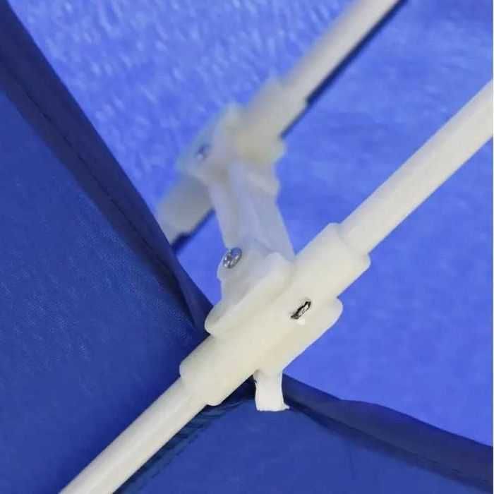 Градински/Плажен чадър с двоен покрив/отвор против вятър-усилен плат