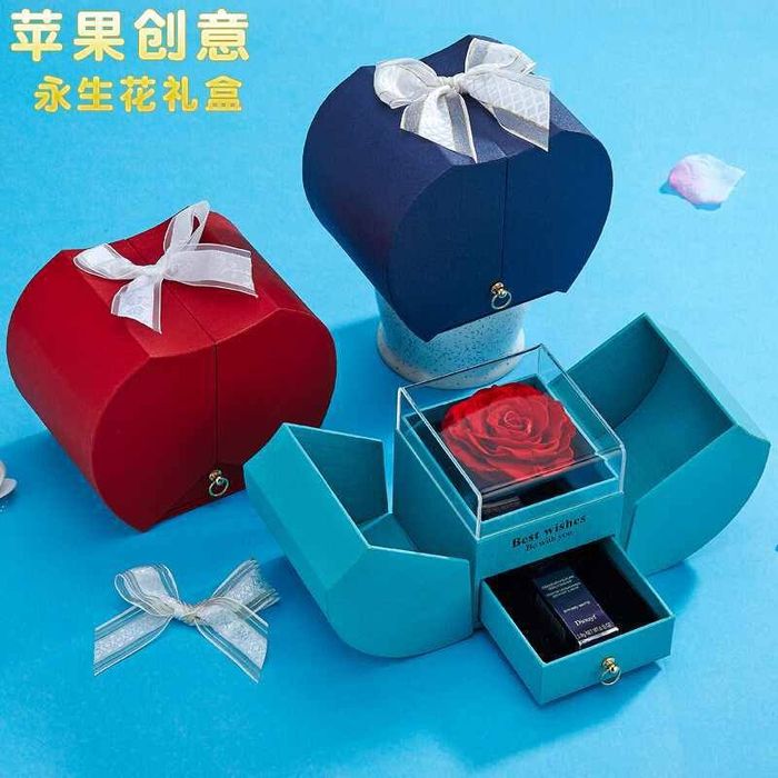 Двойная открытая подарочная коробка