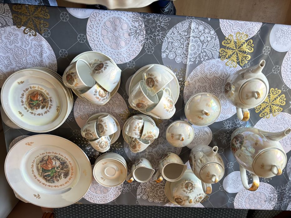 Винтажный чайный кофе сервиз Мадонна