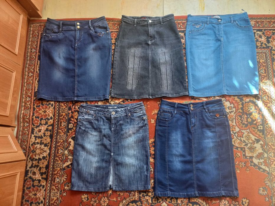 Продам стильные джинсовые юбки