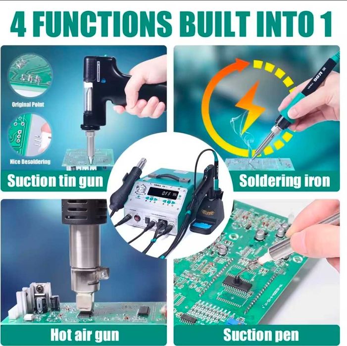 Vând stație de lipit și dezlipit Yihua. Impecabilă.