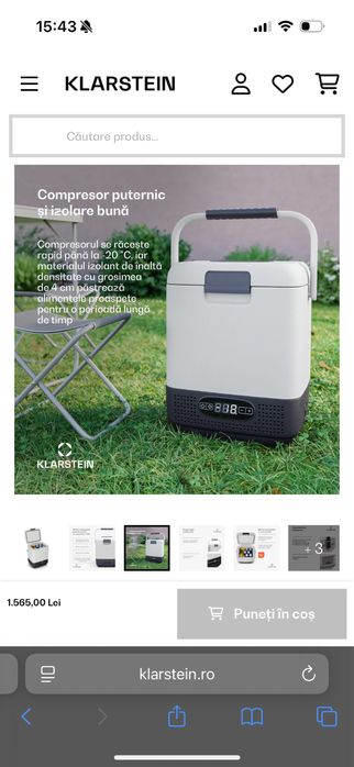 Frigider/Congelator Auto Klarstein 12L