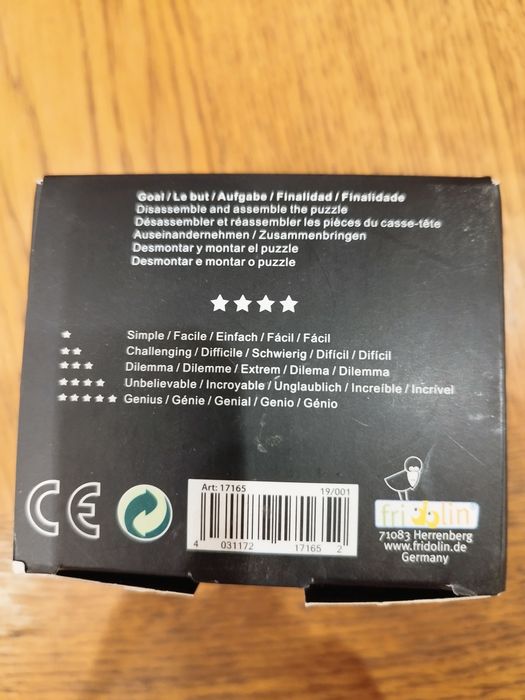 Iq- test, Bombo puzzle