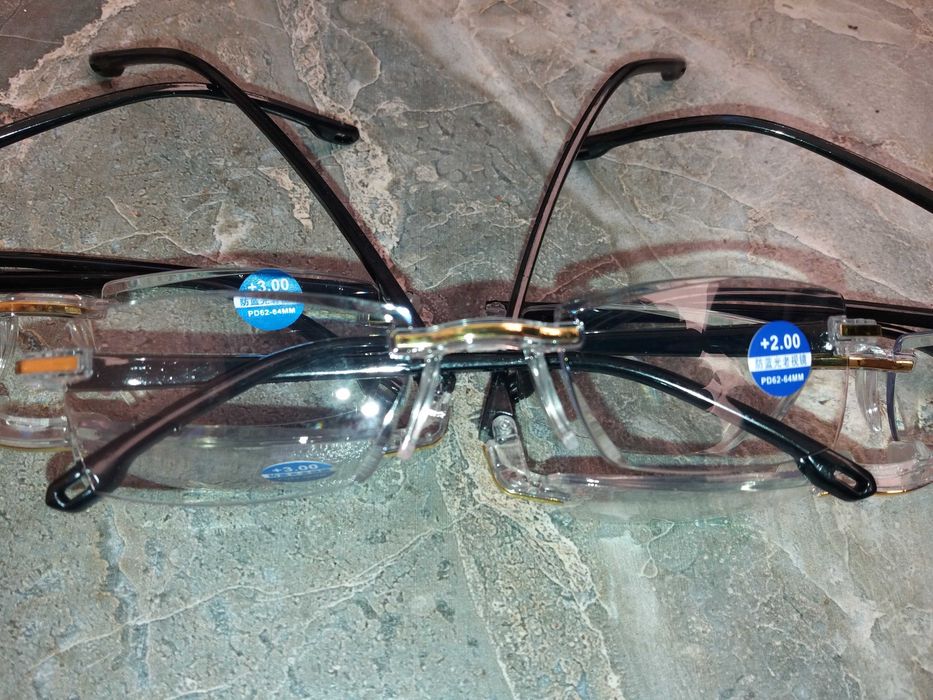 Ochelari de vedere lectură flexibili +1+1.5+2+2.5+3+3.5+4 dreptunghiulari fără rame în stil Y2K pentru bărbați și femei - Rama ușoară din PC