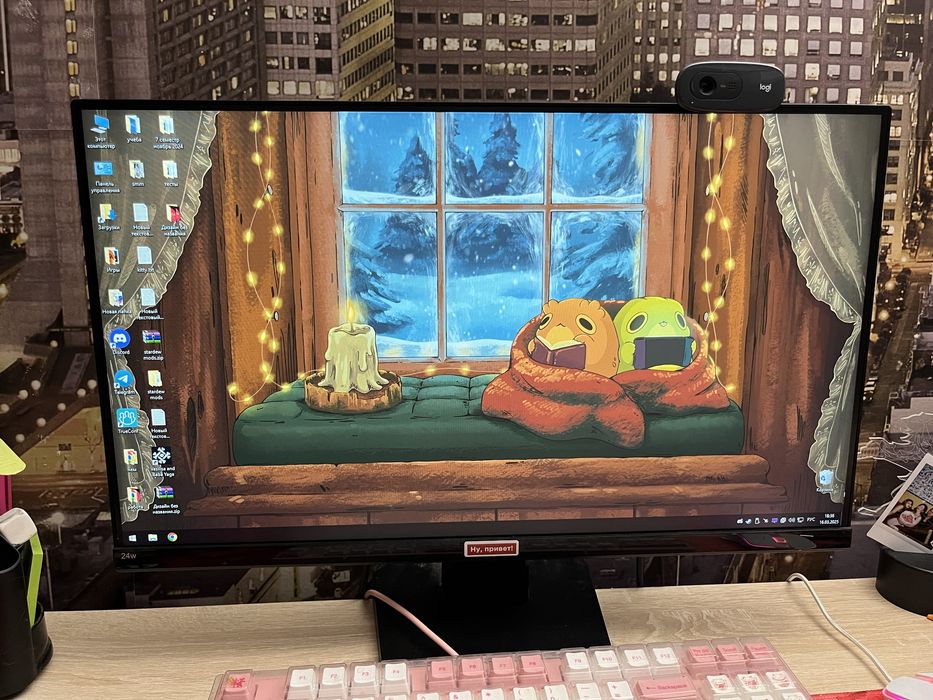 Монитор HP 24w FHD 60 Гц