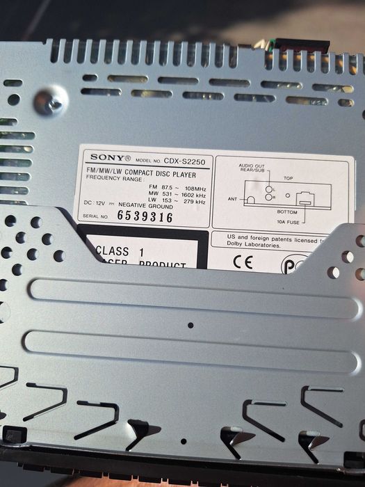 CD за кола Sony cdx-s2250