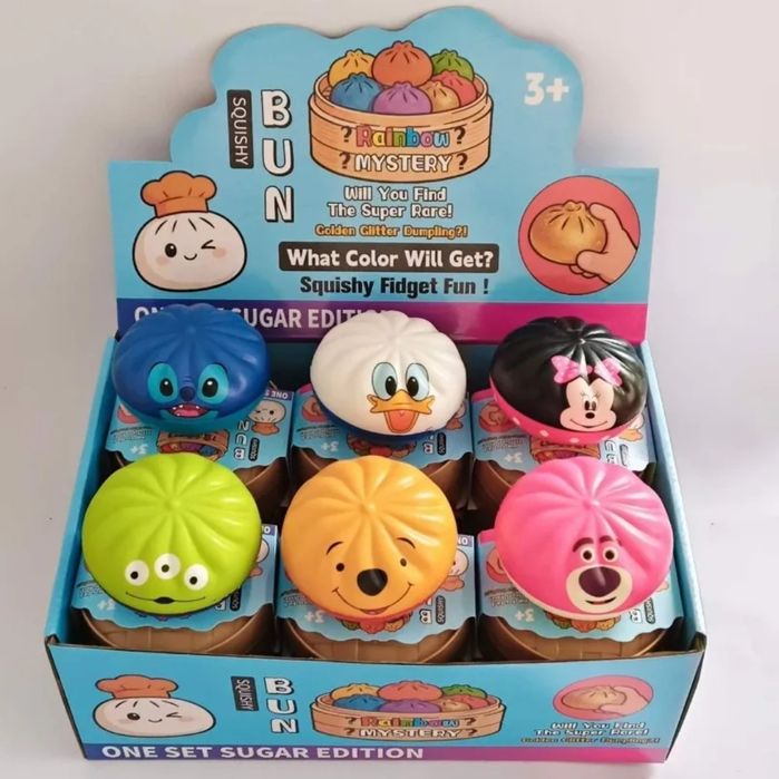 Хит 2026! Squishy dumpling на едро и дребно китайски хляб различни модели