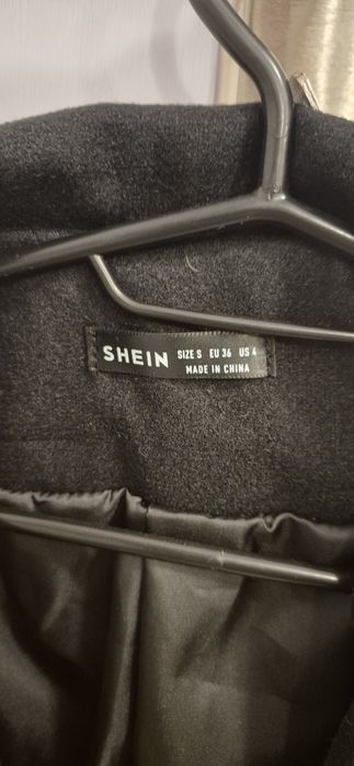 Дамско черно сако, размер S