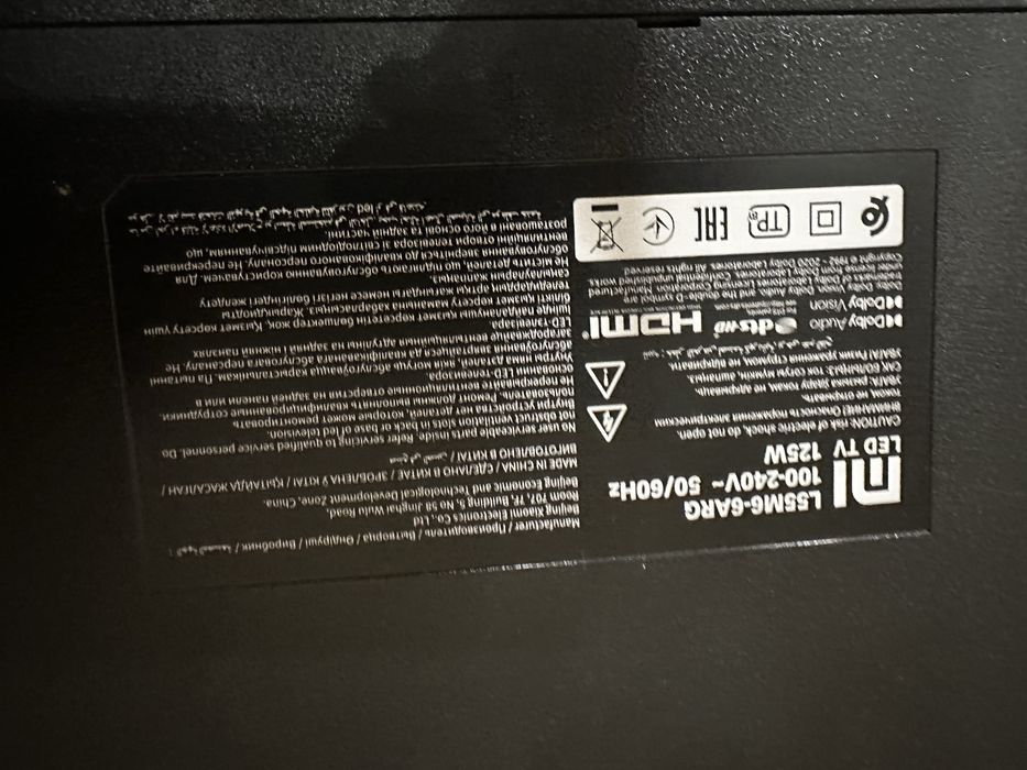 Телевизор Xiaomi на запчасти