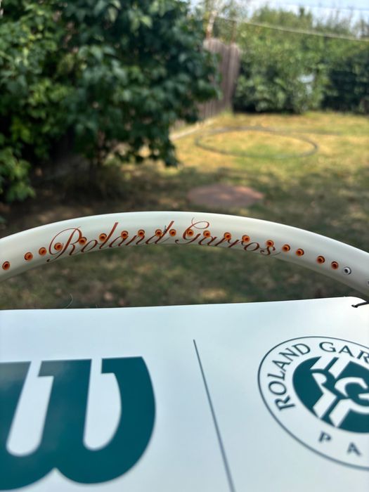 Racheta Tenis Wilson Clash 100L V3 Roland Garros - 280g  [EDITIE LIMITATA]