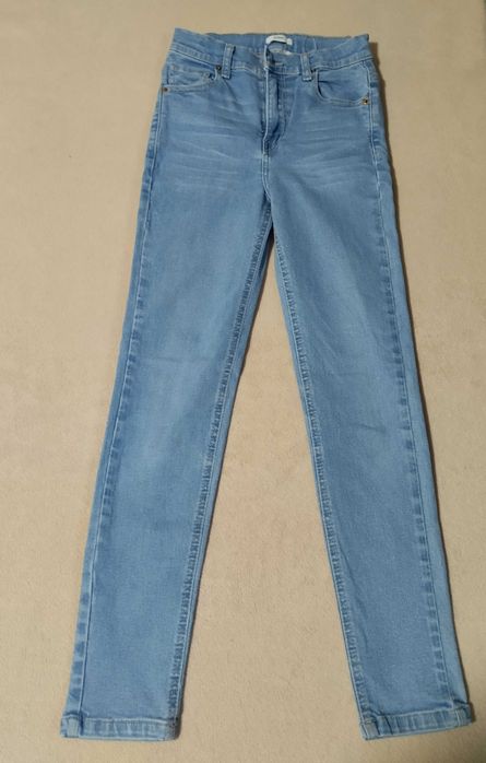 Дънки + дънков клин за момиче р.146