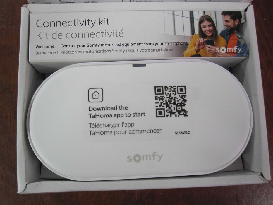 Kit de conectivitate Somfy 1870755, Google Assistant, Alexa, HomeKit
