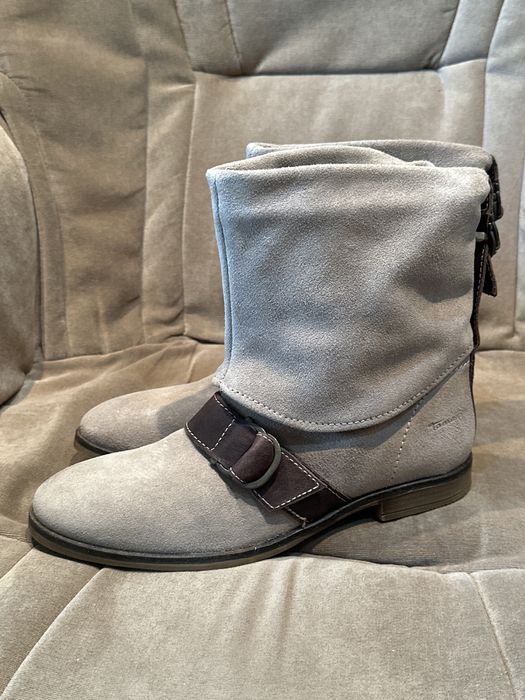 Сапожки замша Томарис