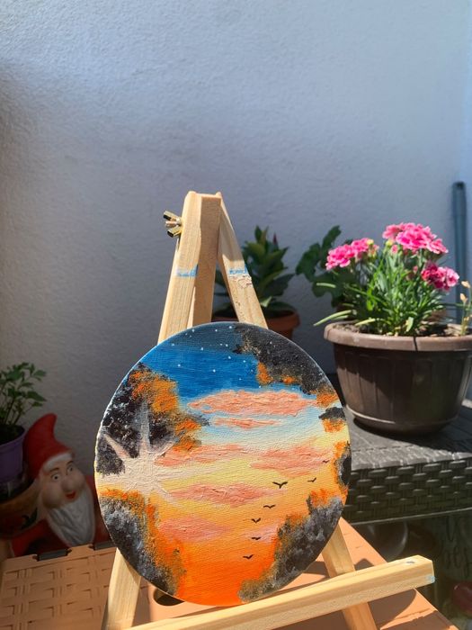Pictura acrilică cu magneți