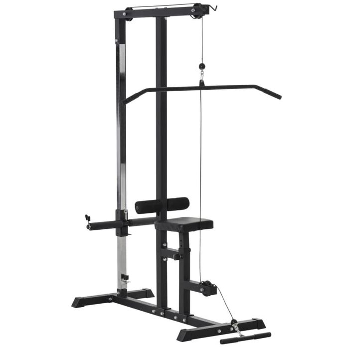 Statie Fitness Pull‑Down cu Banca Reglabila şi Cablu – Antrenament Acasa