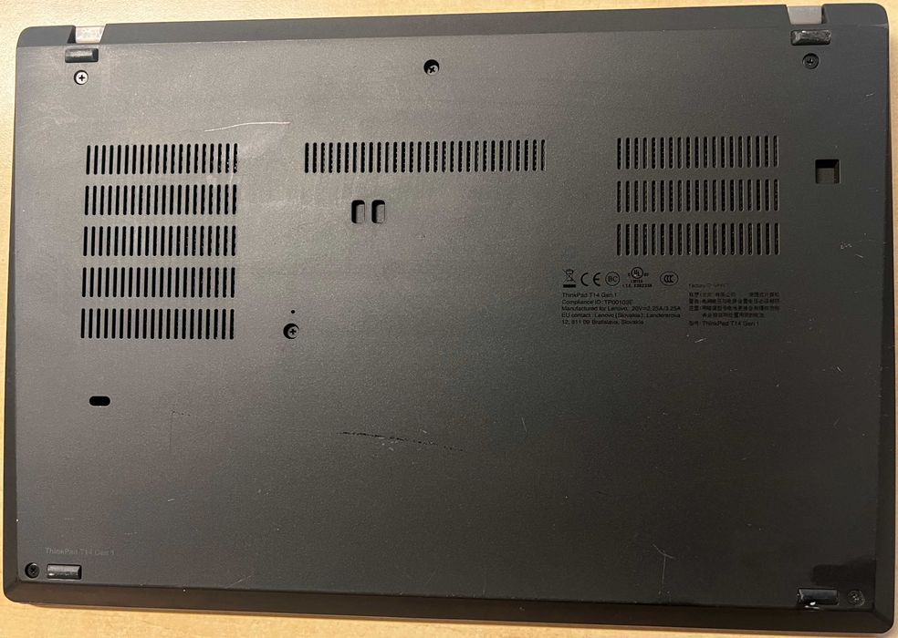 Lenovo ThinkPad T14 gen 1, reconditionat (i5, 16 GB RAM, 256 GB SSD)