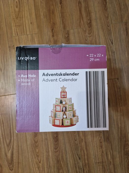 Calendar de lemn brad --advents-kalender