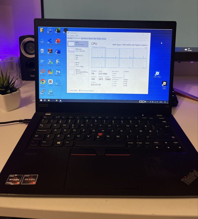 Lenovo Thinkpad X13 / Gen 1 / AMD Ryzen 3 PRO 4450U / 8GB RAM