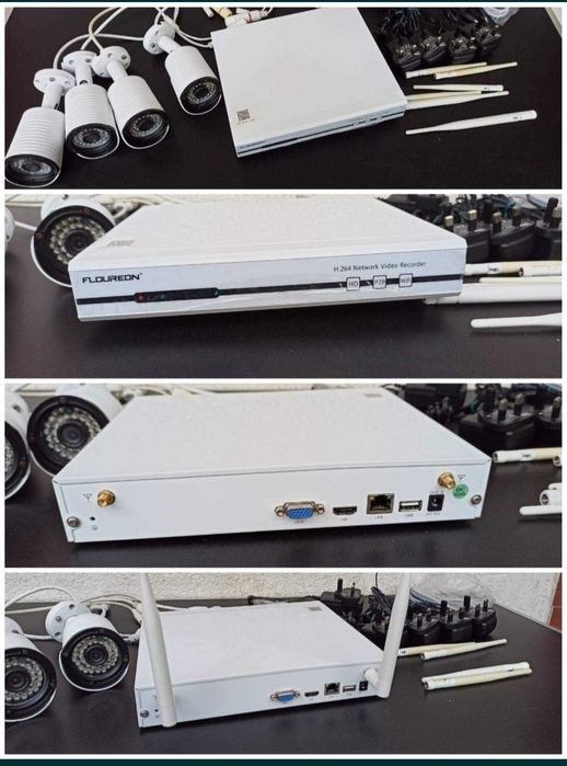 CCTV 4 camere supraveghere wireless Reolink GO PT IP 4G solar panel hd