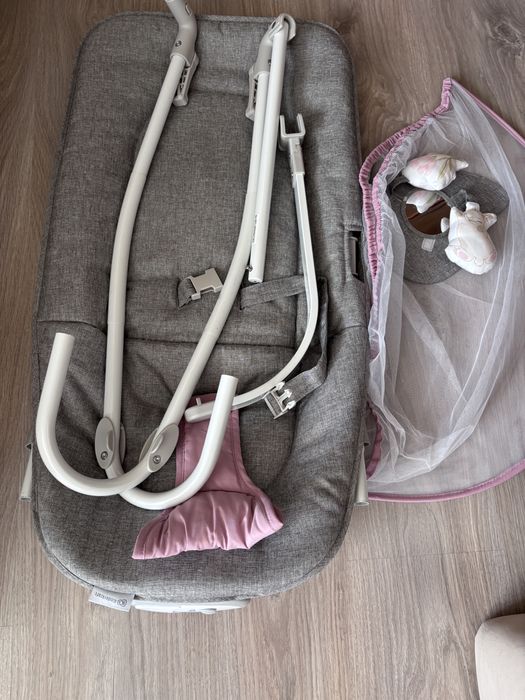 Бебешки шезлонг Kinderkraft Felio Розов