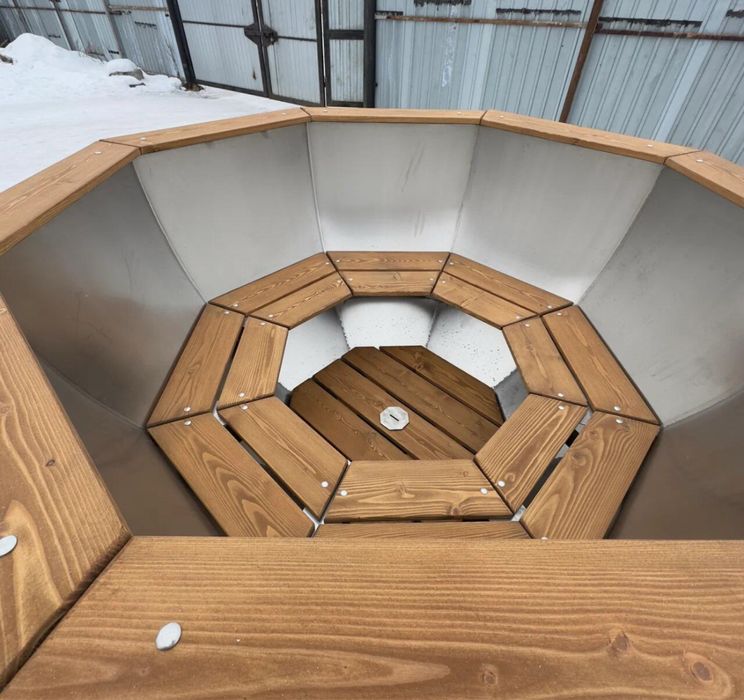 Чан купель премиум класса с подогревом