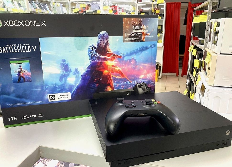 Xbox one X 1tb 2 gamepad