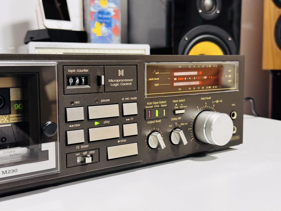 Deck de colecție TECHNICS M230,microprocessor,sunet calitativ,JAPAN !