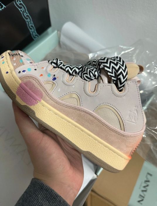 Lanvin curb sneakers