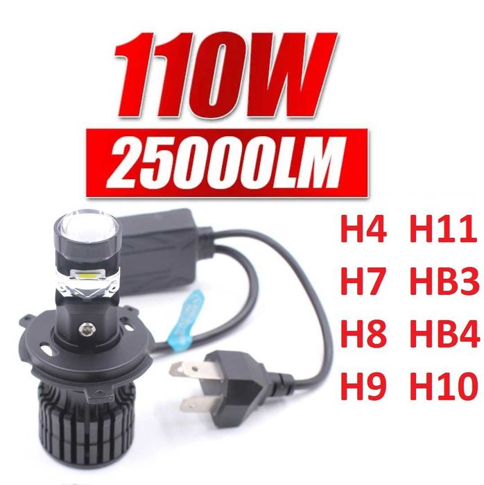 Лед Крушки Bi-LeD mini *CANBUS* +Подарък Led T10