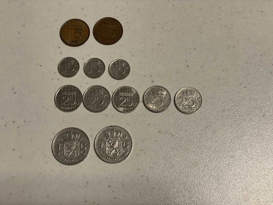 Стари монети от Словения, Гърция, Италия, Холандия, Франция, Югославия