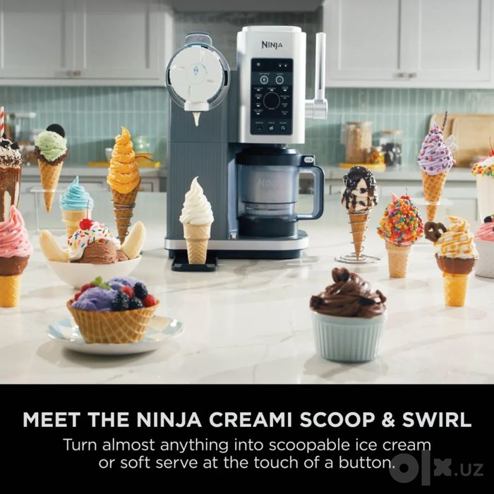 Мороженница Ninja CREAMi Scoop & Swirl NC701