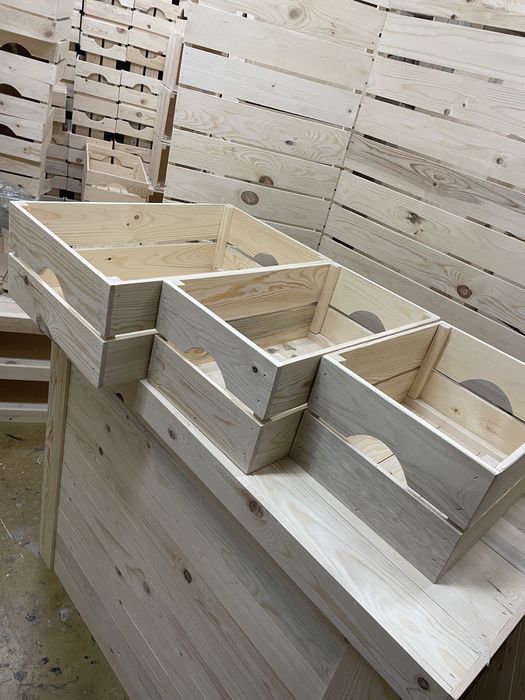 Дървена щайга 60/40/20, 50/30/20, 40/30/20