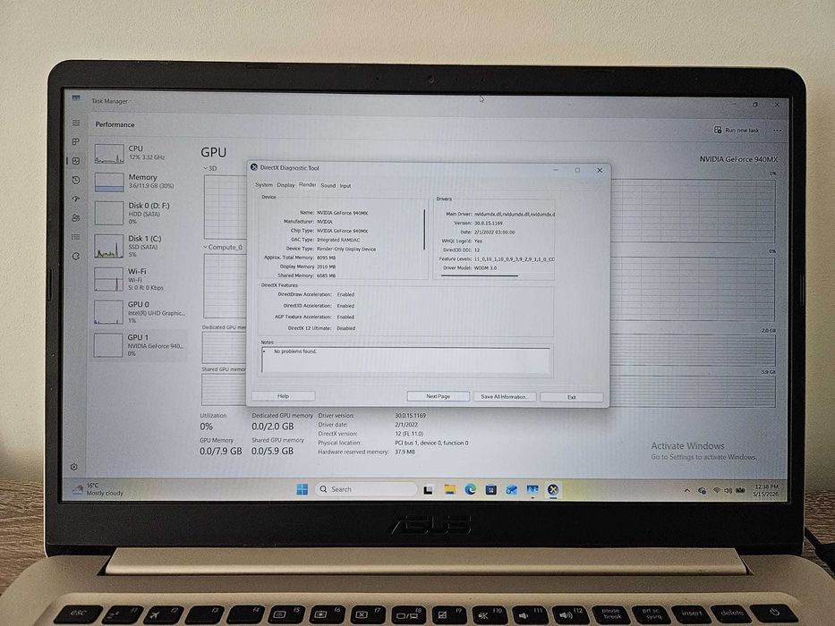 Laptop Asus VivoBook S