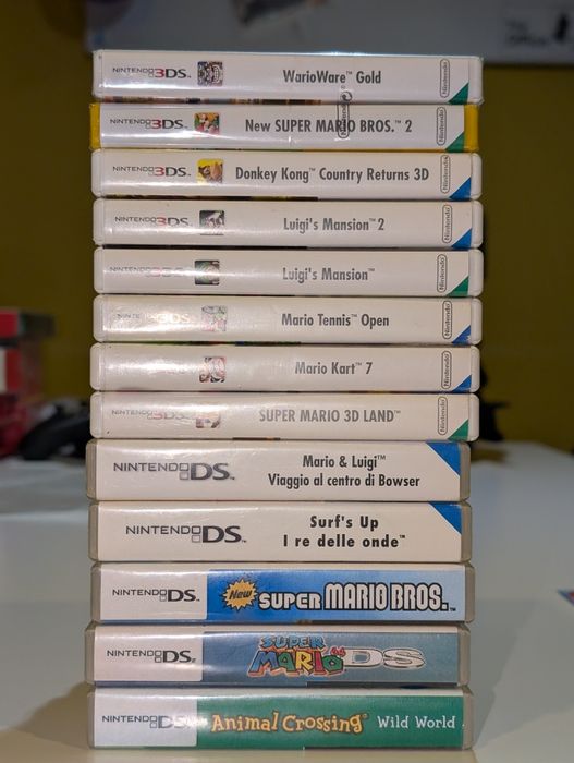 Lot pachet 15 jocuri 3DS și DS Mario Luigi Donkey