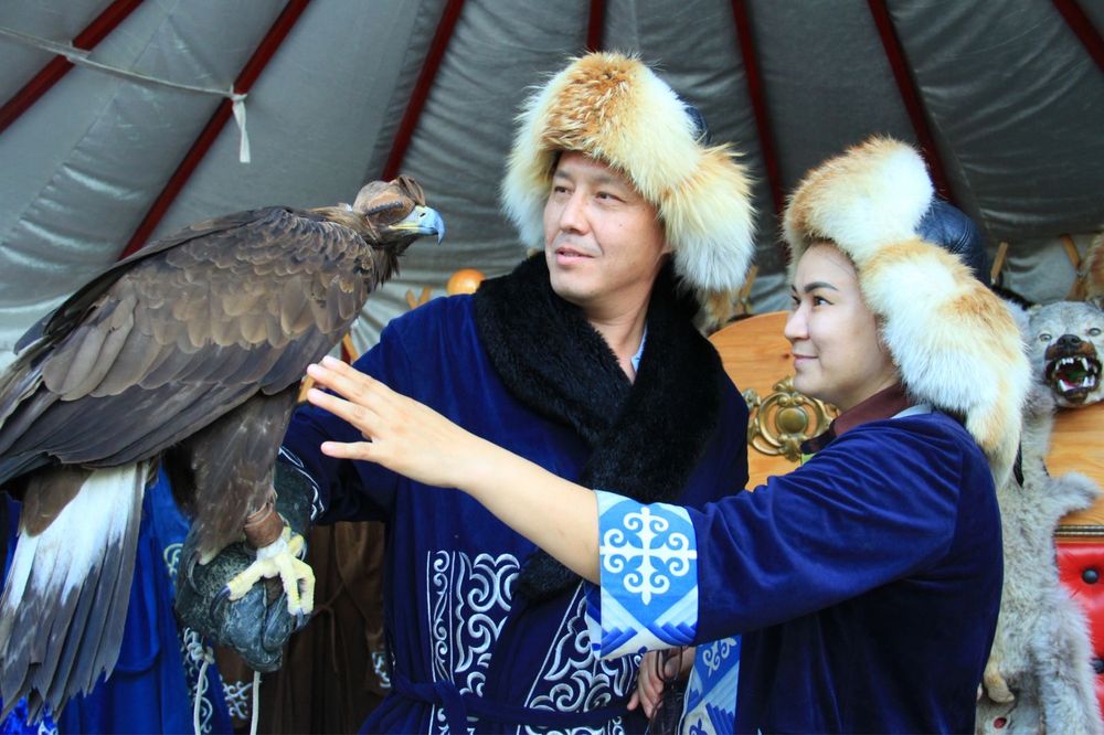 Науырзға бүркітпен шығамыз