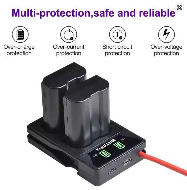 2 Батерии за фотоапарат Nikon EN-EL15C