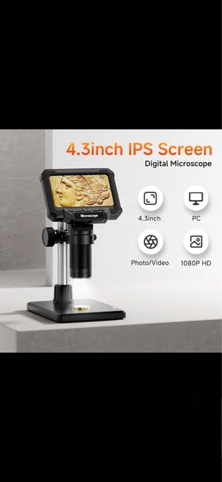Mocroscop digital 4.3 inch, 10MP, Zoom 50-1000x, Nou
