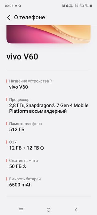 Vivo v 60 идеальный
