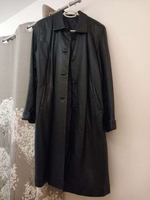 Дамско кожено манто,