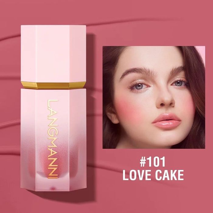Lot blush lichid/fard Langmanni #101 love cake 3 in 1
