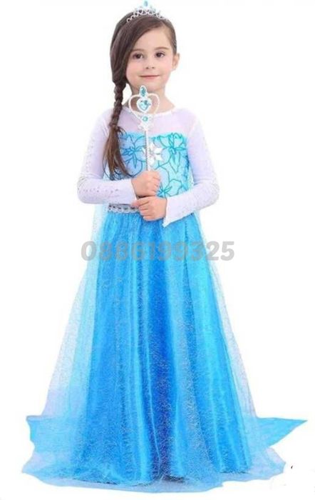 Детска рокля на Елза и Анна Замръзналото Кралство Frozen