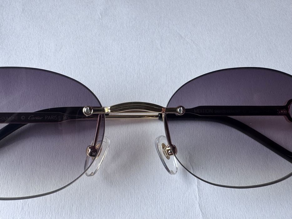 Ochelari de soare Cartier Oval-Rimless CT0579S 145, Noi