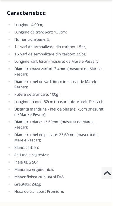 2 Lansete Matrix Ethos xr-d 4.0 100g noi