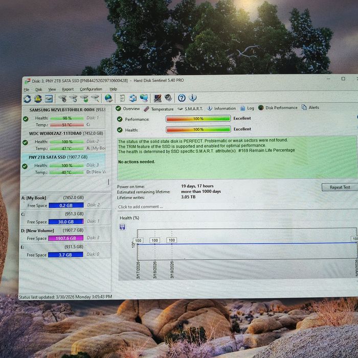 vand ssd 2tb sata3 pny cs900 2.5" foarte putin folosit