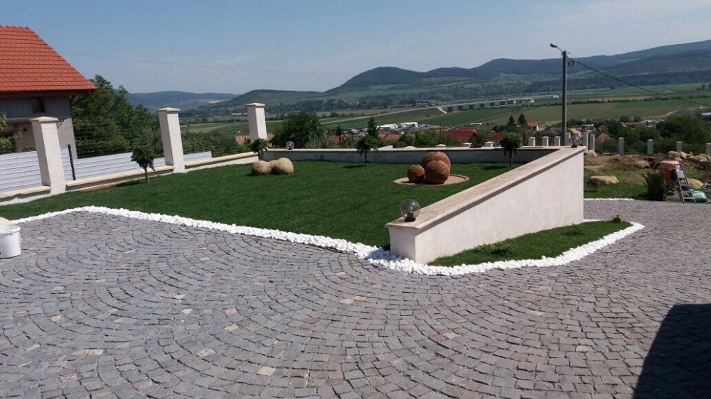 Servicii gazon  sisteme irigații  gard viu